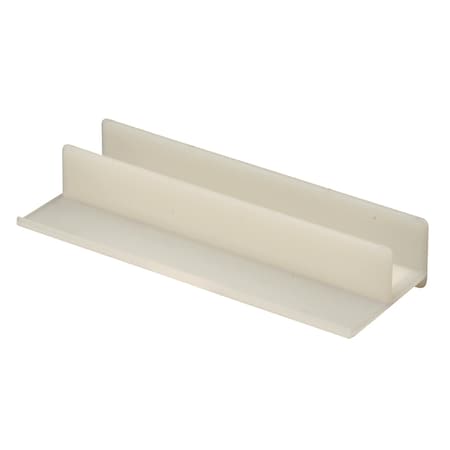 Prime-Line Sliding Shower Door Bottom Guide, 5/8 in. Channels, Plastic Const M 6221